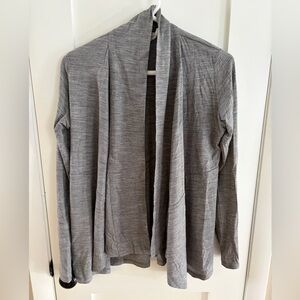 Ibex Wool Heather Gray Women's Cardigan